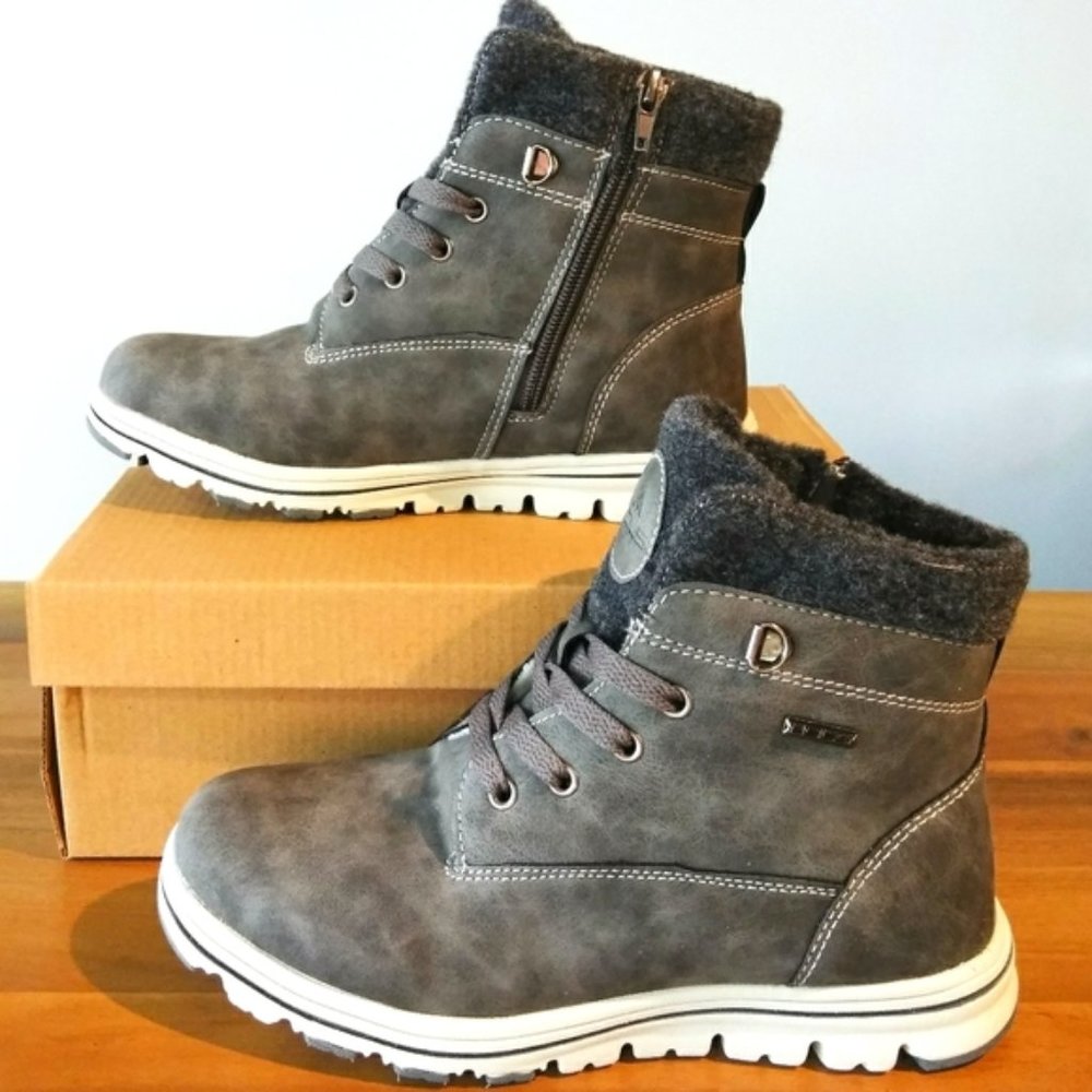 ❄️ "Neka" Frost Grey Winter boots